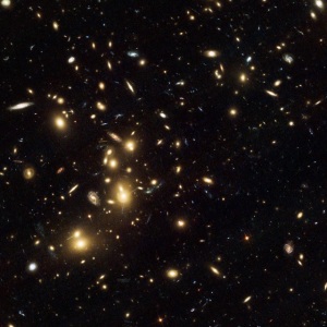 Archival image of the Abell 2744 cluster taken with Hubble's visible light ACS instrument. Credit: NASA, ESA, and R. Dupke (Eureka Scientific, Inc.), et al. 