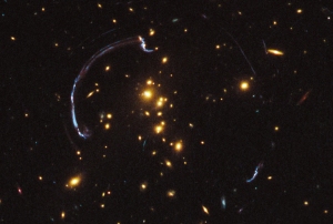 A Giant Lensed Galaxy Arc