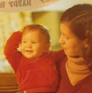 This picture of Dan and his mom was taken when the future astronomer was just 5 months old.